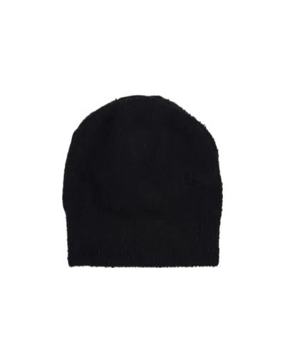 The Row Rib Knitted Hat In Black