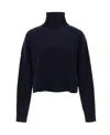 The Row Rib Long-sleeved Sweater In Blue
