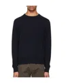 The Row Rib Round-neck Knitted Pullover In Black
