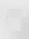 The Row Ribbed Crew Neck Short Sleeve Top
