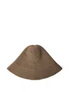 The Row Ribbed-knit Hat In Neutrals