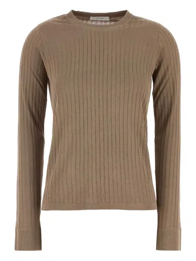 THE ROW RIBBED LONG-SLEEVE TOP