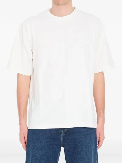 The Row Ribbed Steven T-shirt In White