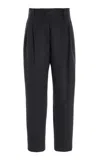 The Row Richelle Cashmere Trousers In Grey