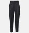 The Row Igor Pleated Straight-leg Pants In Black