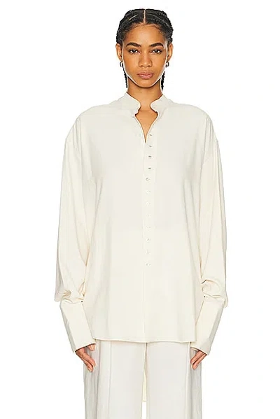 The Row Ridla Shirt In Bisque