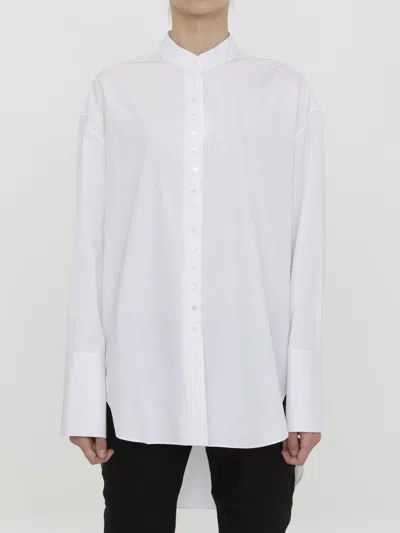 The Row Ridla Poplin Shirt In White
