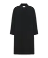 The Row Riku Wool Coat In Black