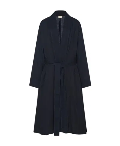 The Row Rimbaud Long-sleeved Coat In Black