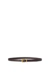 The Row Ring Belt In Leather In Brown