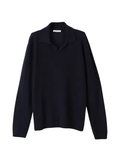 The Row Ripley Cashmere Sweater In Blue