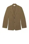 The Row Khaki Ritchie Blazer In Khaki