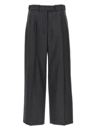 The Row Roan Trousers In Grey