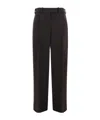 The Row Roan Wide Leg Pants In Black