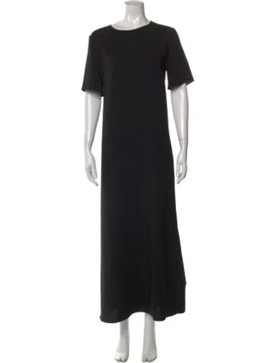 Pre-owned The Row Robi Long Dress In Black