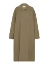 The Row Rocco Cotton And Cashmere Coat In Brown