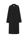 The Row Rocco Wool Coat Black
