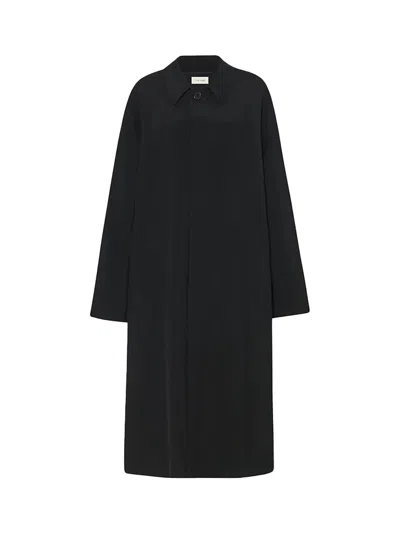 The Row Rocco Wool Coat Black