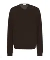 The Row Rod Cashmere Sweater In Brown