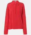 The Row Roddie Cotton Jersey Polo Shirt