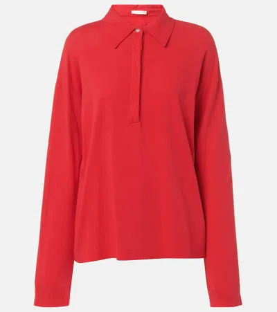 The Row Roddie Cotton Jersey Polo Shirt