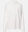 The Row Roddie Cotton Polo Shirt In White