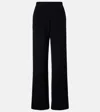 The Row Roger Wool Gabardine Pants In Black