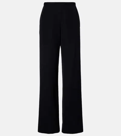 The Row Roger Wool Gabardine Pants In Black