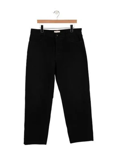 Pre-owned The Row Ross Straight-leg Jeans W/ Tags In Black