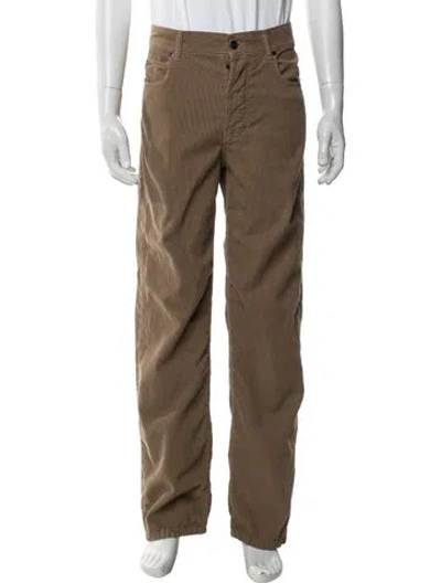 Pre-owned The Row 'rossen' Corduroy Corduroy Pants In Brown