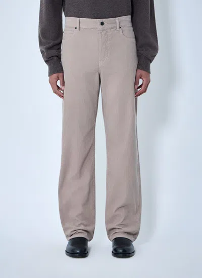 The Row Corduroy Mid-rise Trousers In Neutral