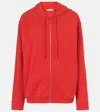 The Row Kapuzenjacke Rosy Aus Baumwoll-jersey In Rot