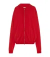 The Row Kapuzenjacke Rosy Aus Baumwoll-jersey In Red