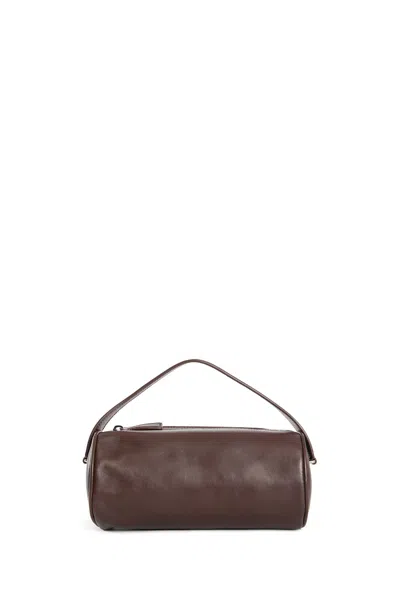 The Row Round 90's Bag In Leather In Brown