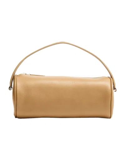 The Row Round 90's Handbag In Beige