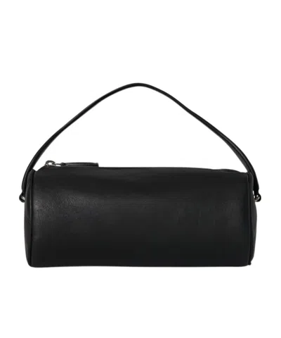 The Row Round 90's Tote Bag In Black