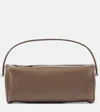 The Row Round '90s Leather Shoulder Bag In Brown