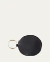 The Row Round Bracelet Wristlet In Soft Napa Leather In Black Ang