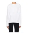 The Row Kabira Oversized Brushed Cotton-jersey T-shirt In White
