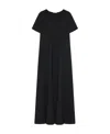 The Row Row Maxi Gress Robi Black In Black