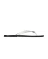 The Row Round Head Flat-bottom Flip Flops In Black