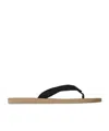 The Row Dune Canvas Thong Sandals In Iron-gray