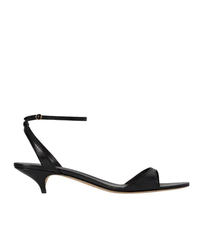 THE ROW ROUND-HEADED HIGH-HEELED SANDALS