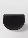 The Row Round Lambskin Shoulder Bag Buckle Detail