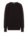 The Row Round-neck And Long-sleeved Sweater In Black