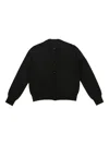The Row Round Neck Cardigan In Black