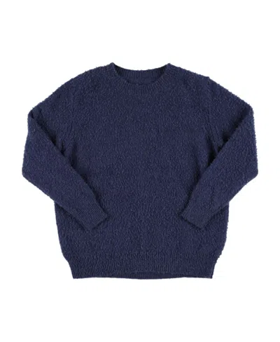 The Row Round-neck Knitted Pullover In Blue