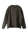 The Row Round Neck Long Sleeve T-shirt In Black
