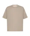 The Row Round-necked T-shirt In Nude