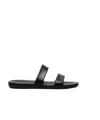 The Row Woman Sandals Black Size 11 Rubber In Black